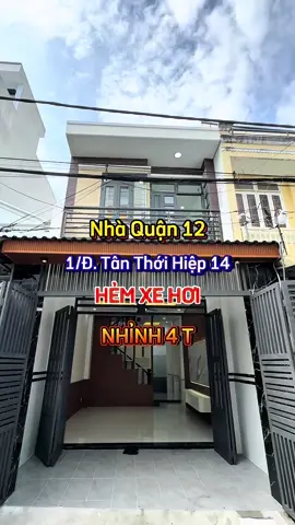 Nhà Quận 12 1/ Đường Tân Thới Hiệp 14 Hẻm Xe Hơi #nhagiare #bannhaquan12 #nhaquan12 #nhagiarequan12 #quanghoanhadat 