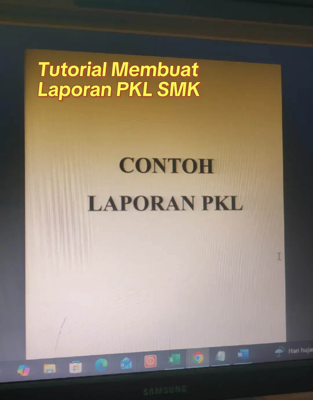 Laporan PKL SMK Semua Jurusan #pkl #prakerin #laporan #smk 
