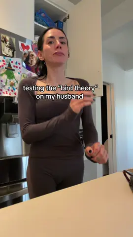 he was so excited 😭 #birdtheory #husbandwife #marriage 