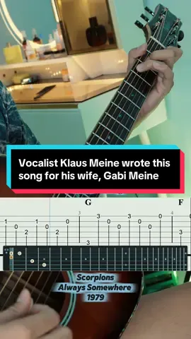Vocalist Klaus Meine wrote this song for his wife, Gabi Meine