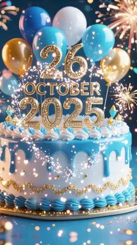 Birthday template TikTok 26 October 2025 #birthday #happybirthday #happybirthdaytoyou #fyp #happybirthdaywish 
