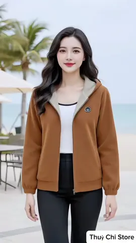 Áo khoác nhung tăm hai lớp, ấm áp, dễ phối đồ. #aokhoacnu #thoitrangnu #xuhuong #viral #thinhhanh   