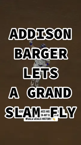 A PINCH-HIT HERO 🫡🫡 #MLB #torontobluejays #WorldSeries #addisonbarger #bluejays 
