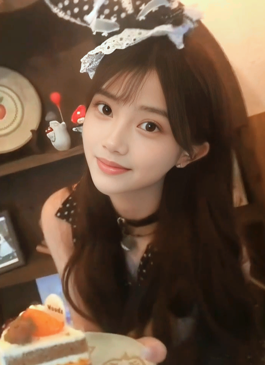 わぁぁ😳チャックあいてた😨#日中ハーフ #撮影 #ケーキ 