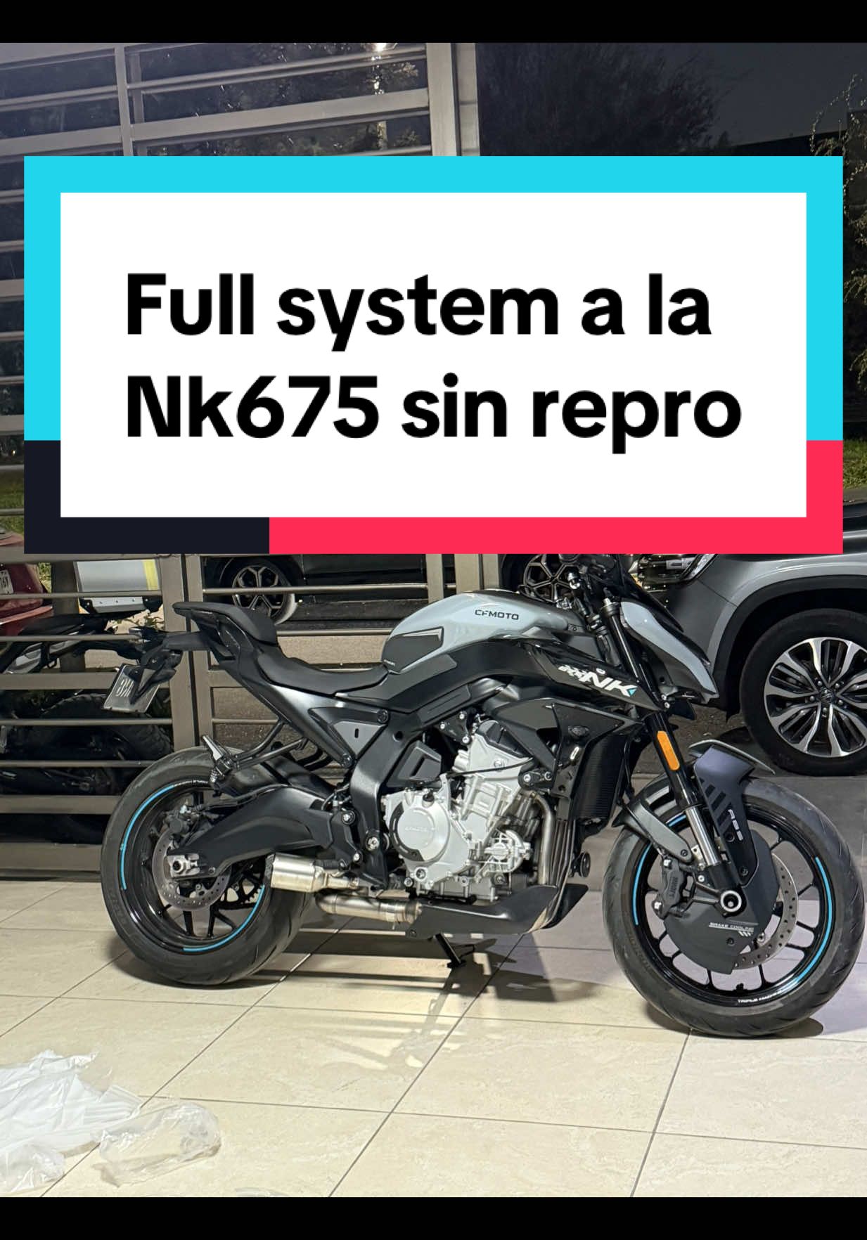 Le instalamos un full system a la 675! Un sonido bastante ronco y agresivo 🚀🔥.   #675 #nk #fullsystem #DIY #fyp 