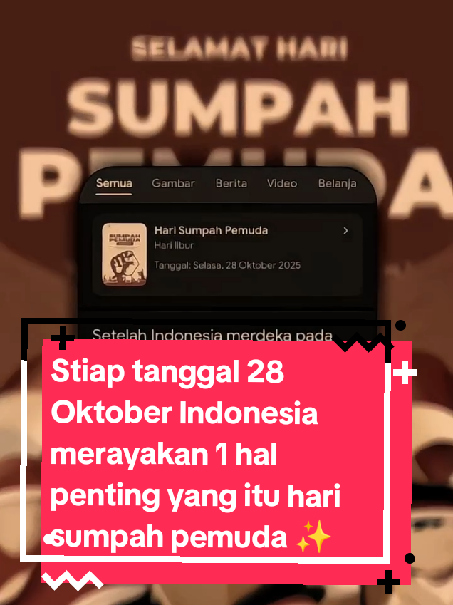 Selamat hari sumpah pemuda 28 Oktober 2025✨ #harisumpapemuda2025 #sumpapemuda #semogafyp #28oktober2025 #indonesia🇮🇩 