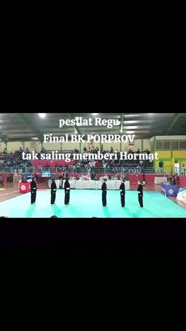 aksi pesilat bertahan tak saling memberi hormat #kingrajo #bkporprov2025 #jawabarat 