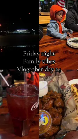Vlogtober Day 24🤍 Friday night #fyp #friday #family #Vlogmas #food 