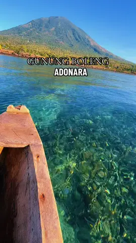 Berdiri dengan gagah, Dikakimu terdapat kampung dan pantai yang Indah ( Ile Boleng ) #fyppppppppppppppppppppppp #nttpride🏝🔥fypシviral #adonara #larantuka_florestimur #fypシ゚ 