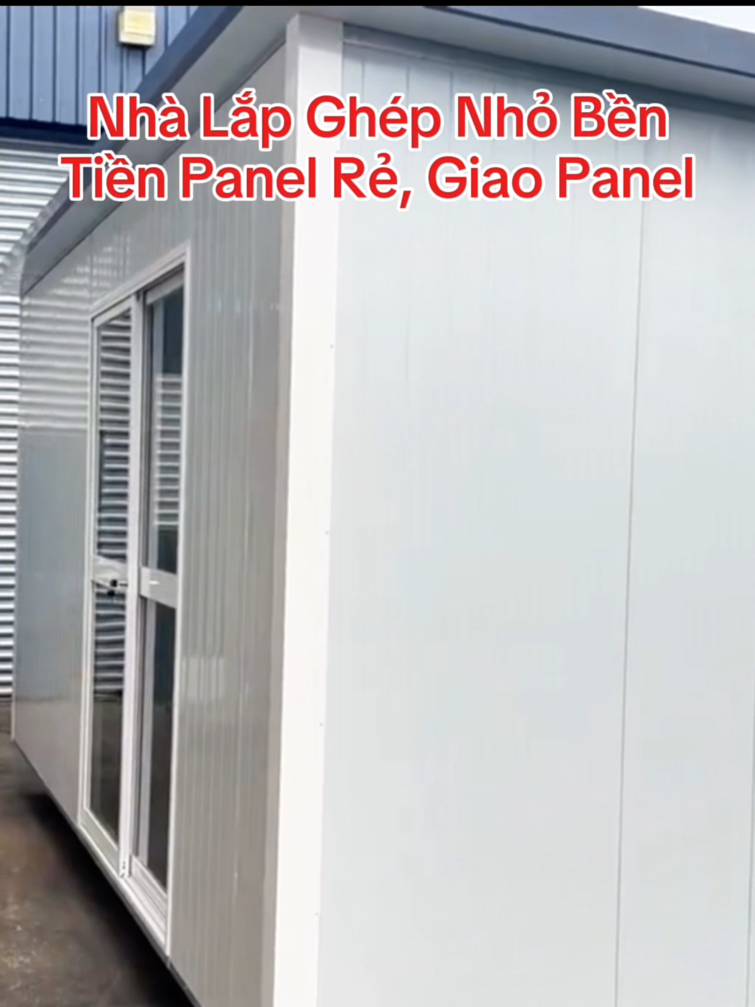 Nhà Lắp Ghép Nhỏ Bền Tiền Panel Rẻ, Giao Panel #nhalapghep #panel #container #nhadep #cachnhietthinhphat