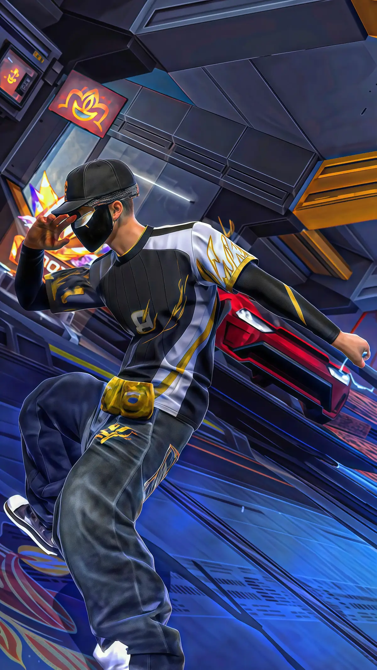 Emote soul land#freefire #Ryuga #tutorHD #mentahan 