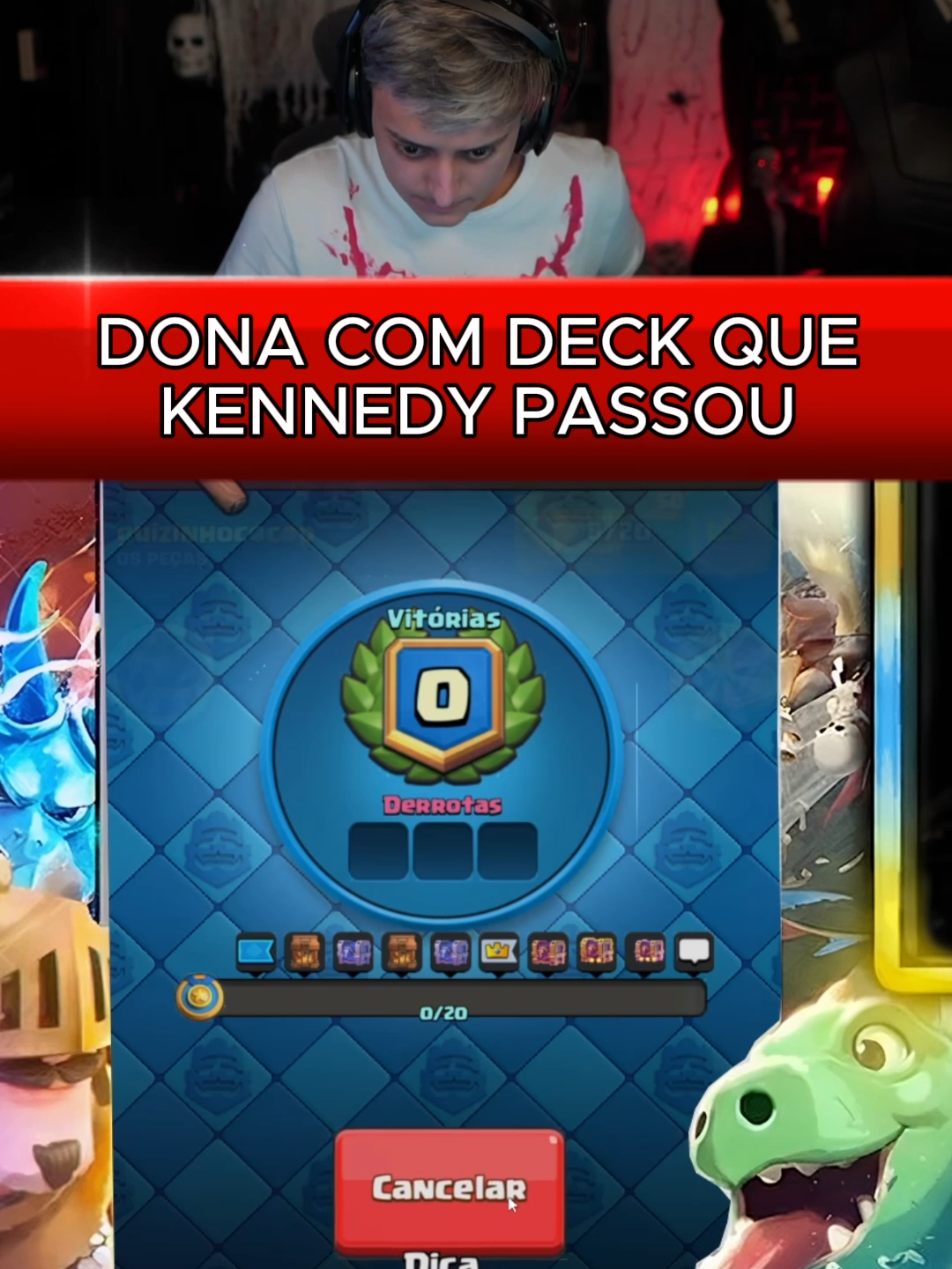 o cara nao aprende kkk#yuri22 #foryou #dona19 #clashroyale