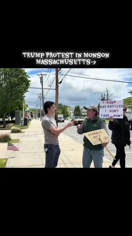 Trump Protest in Monson Massachusetts-9