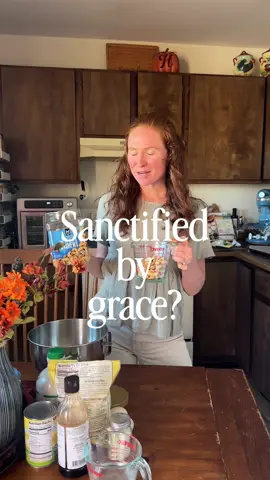 Saved by grace, of course. But also sanctified by the same grace.  I am prone to reacting in the flesh, but it has been such a gift to be reminded that I don’t have to stay there. In fact, I don’t have to get there in the first place. As believers, by grace, we can live differently. We can put off our old self and put on the new.  Colossians 3:12-13 “Put on then, as God’s chosen ones, holy and beloved, compassionate hearts, kindness, humility, meekness, and patience, 13 bearing with one another and, if one has a complaint against another, forgiving each other; as the Lord has forgiven you, so you also must forgive.” Just a reminder, for you & for me, the next time we’re tempted to react… we don’t have to. In Christ, by grace, we can respond as He would. 