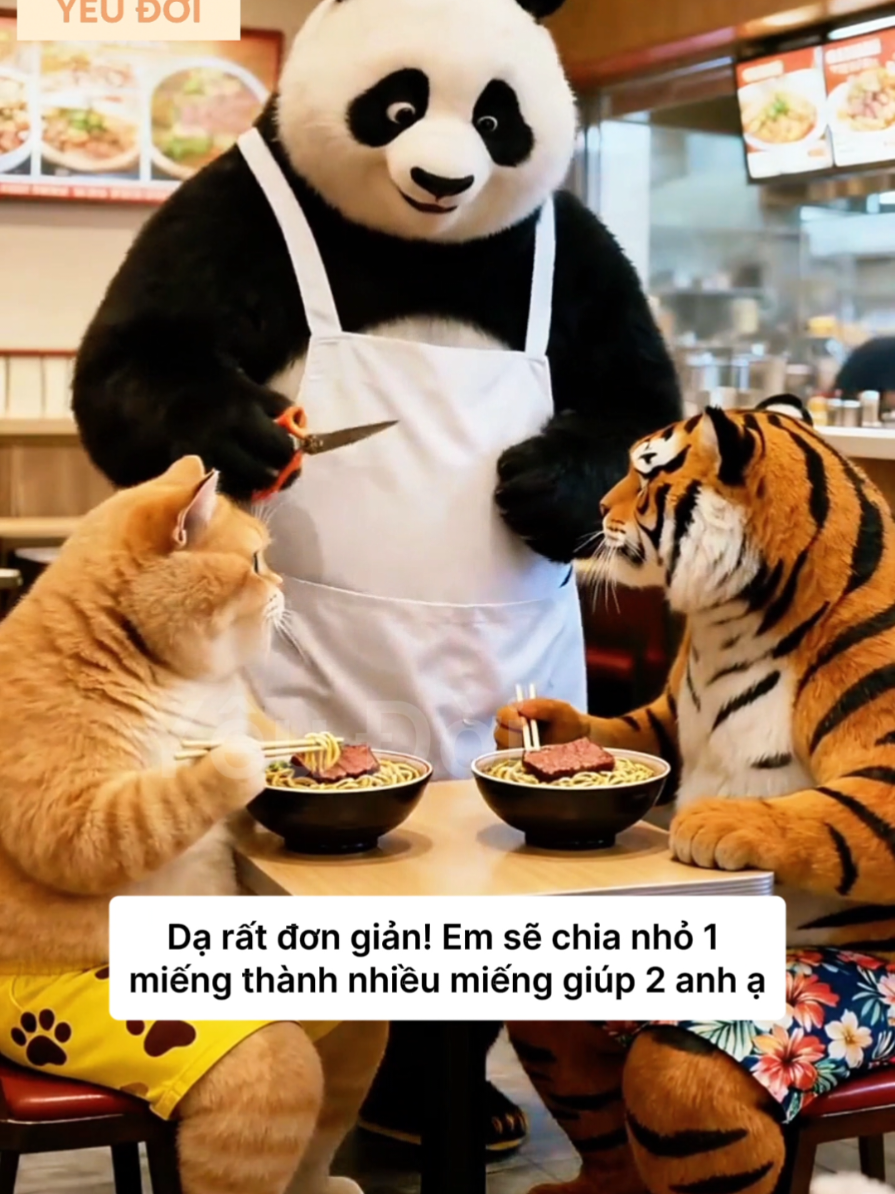 Ăn thoải mái đi nha 🤣 #meocam #giaitri #hai #yeudoi 