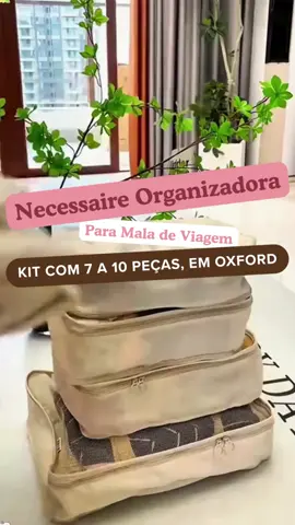 Kit Organizador de Mala #achadinhos #achadosshopee #kitviagem #malas #ferias 