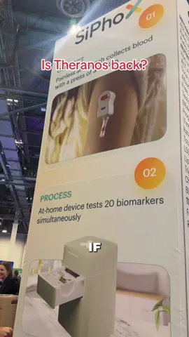 is theranos back?? at home lab testing might be the future…how are we feeling about it? very interesting to see the lines of people giving their blood at HLTH #medicine #healthcare #innovation #theranos #hlth2025  