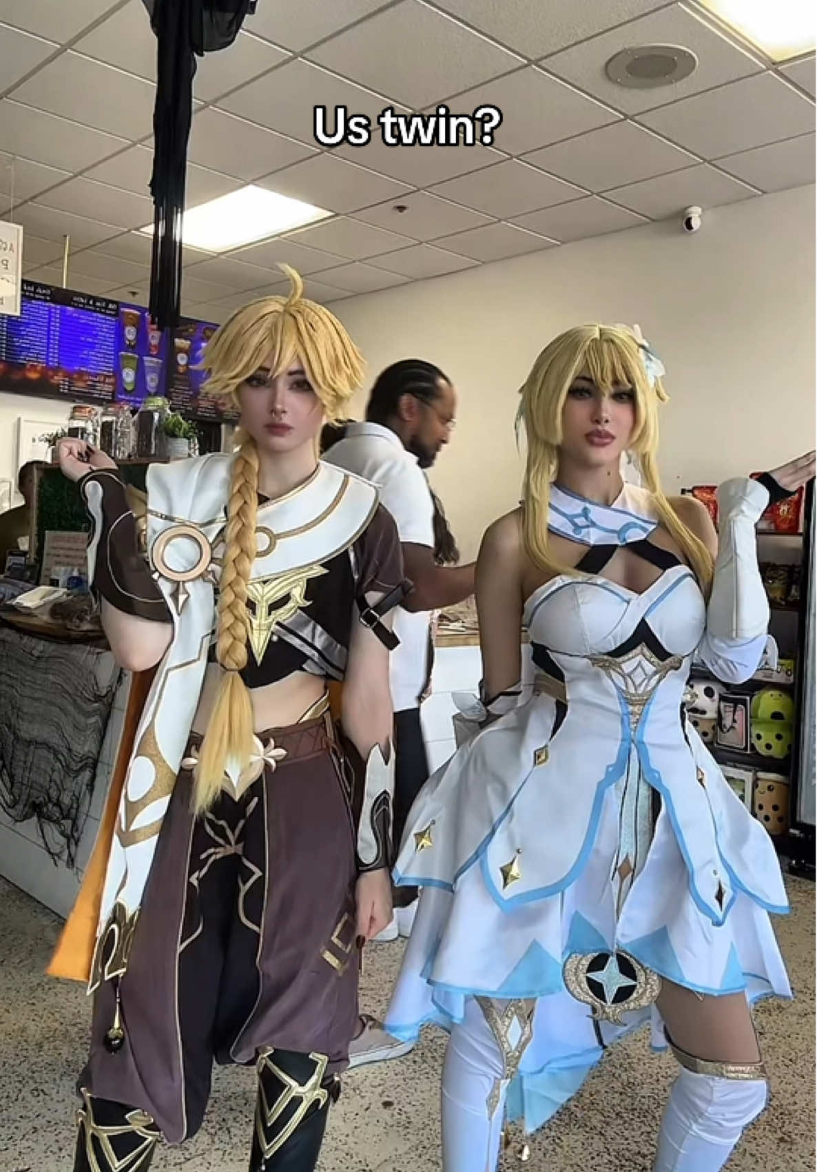 Day 1 of the Genshin Impact Boba Event was a success! See you all next Friday! #GenshinImpact #genshinimpactcosplay #fypシ #luminecosplay #aethercosplay 