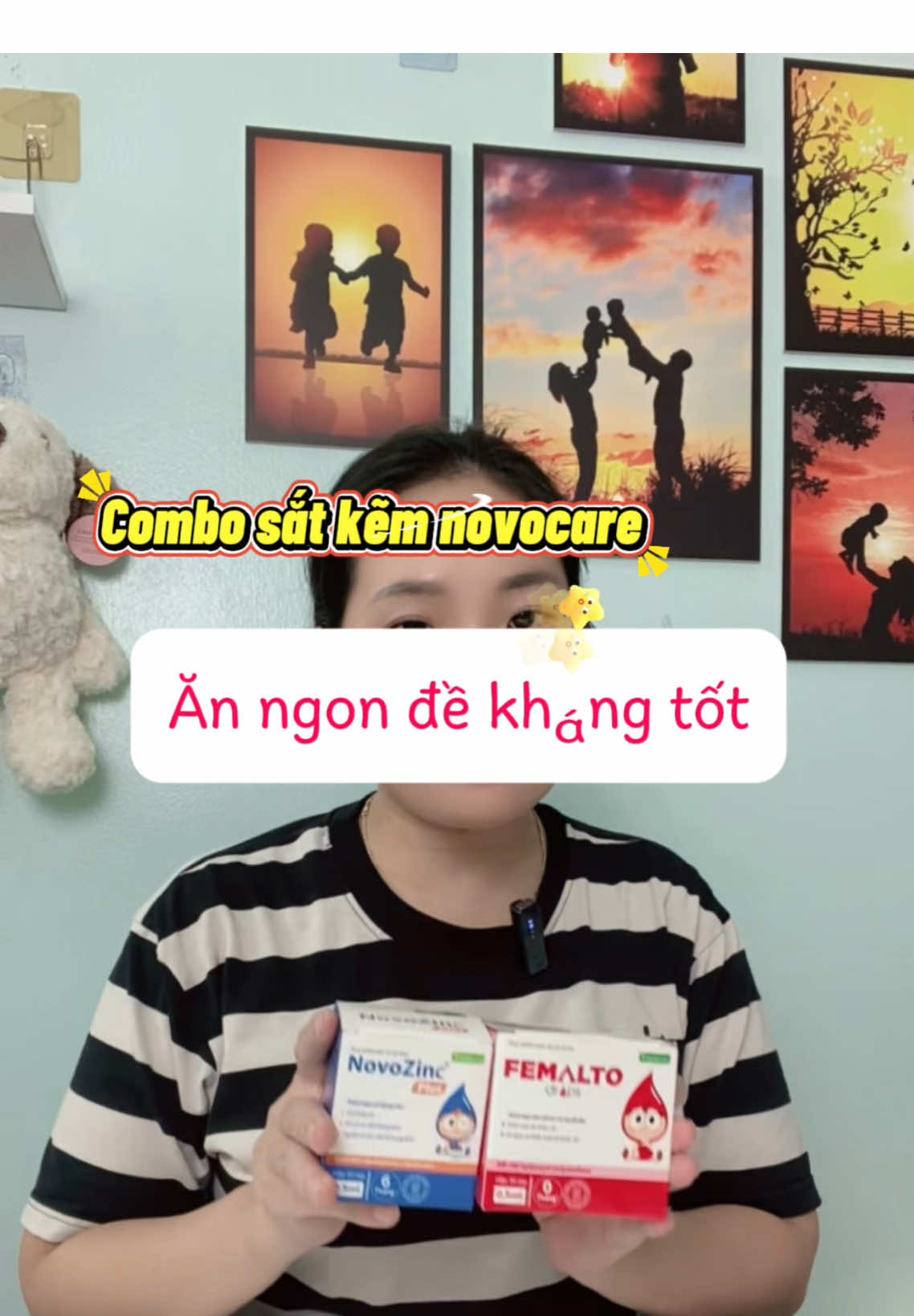 Combo sắt kẽm novocare #mecuakhoai16 #novocare #femalto #novozinc #satkemchobe 