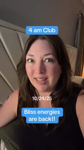 Bliss energies are back, baby!! And just in time, because the energies of this week have been heavy and deeply emotional. #4amclub #psychictok #healer #ascension #witchtok 