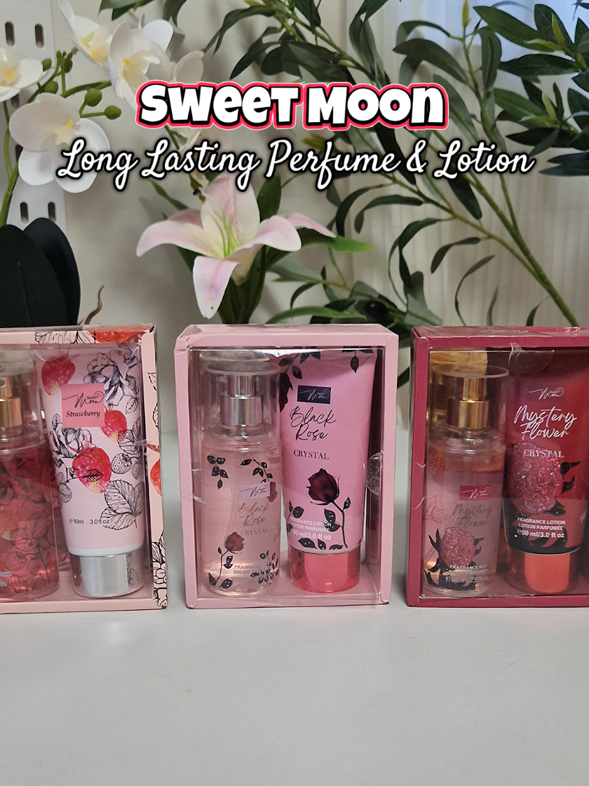 Sweet Moon Perfume Lotion Set for women long lasting perfume #fyp #perfume #sweetmoonperfume #longlastingperfume #perfumeforwomen 
