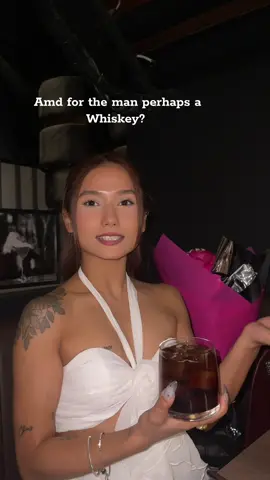 He asked me to make this btw. #perhapsasalad #whiskey #drinksofchoice 