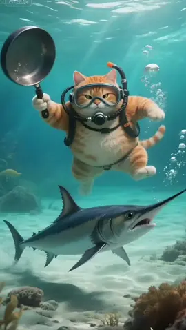 #orangecat #AI #funny #tiktok #viralvideo 
