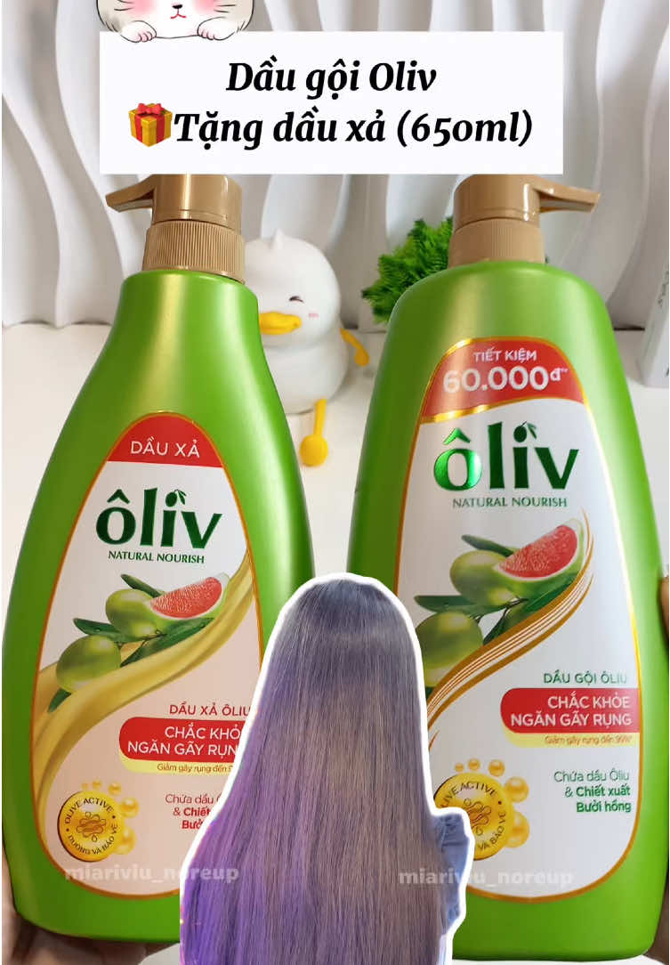 Trả lời @Mai Má Lúm Dầu gội xả Oliv dùng siu ưng á, nó thơm thiên nhiên, tóc mềm mượt nữa á. #daugoioliv #daugoinganrungtoc #oliv #dauxaoliv #daugoithiennhien 