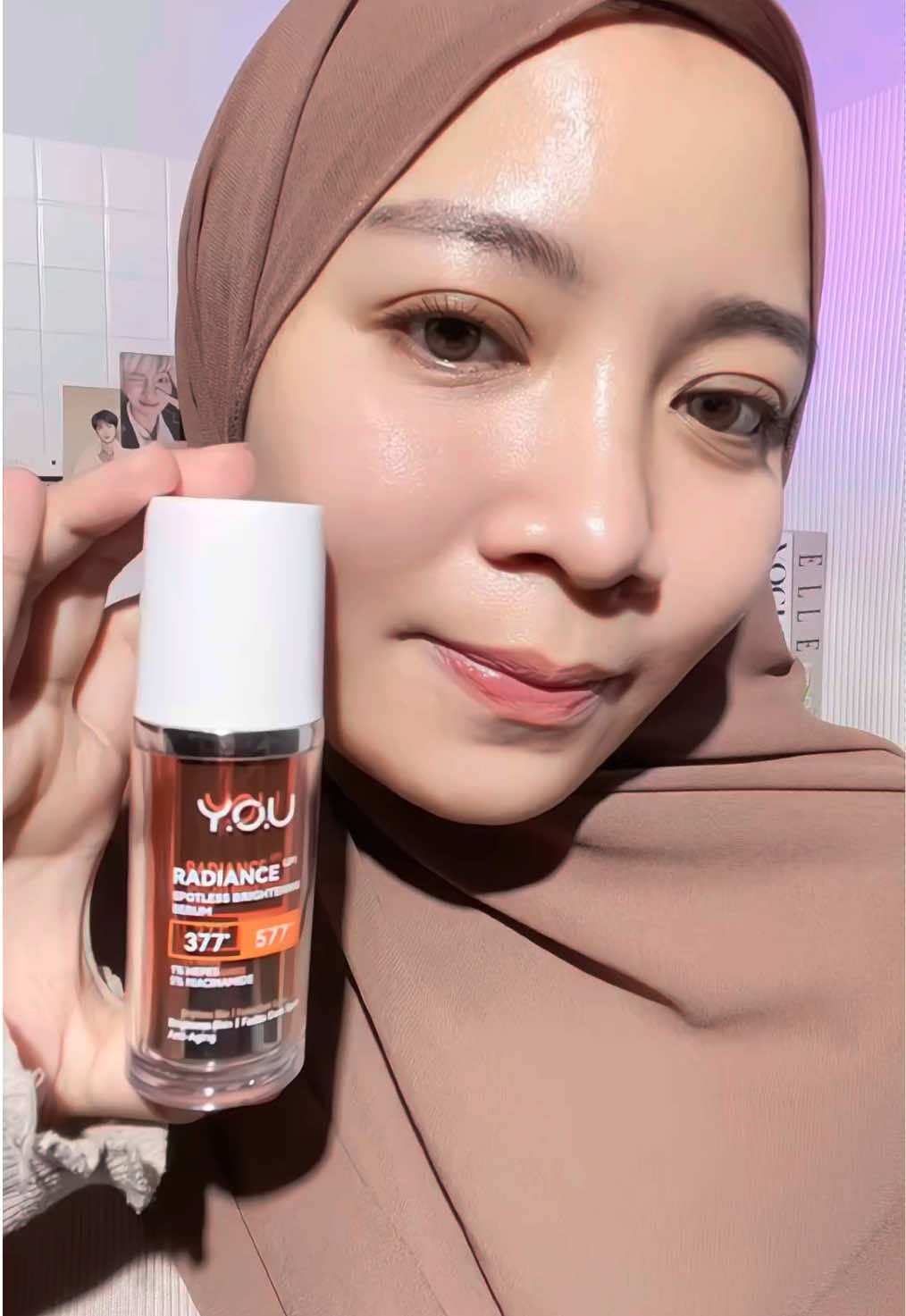 Kalau pakai 377 ga ngefek di kulit kamu. Kamu wajib banget coba serum terbaru dari @YOU Beauty Indonesia ini #you #youradianceglow #serumviral 