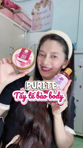 Muốn da trắng sáng mịn màng thì ko thể thiếu bước tẩy da nha các bà #kemtaydabody #taytebaochet #purite #hangvietvuonminh #nhaboxin 