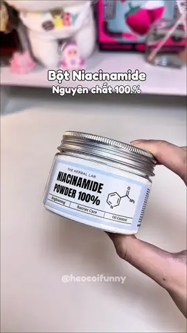 Bột vitamin C & Niacinamide sáng da siu mê 🥳🫣 #botniacinamide #botvitaminc #herballab #trangda #sangda 