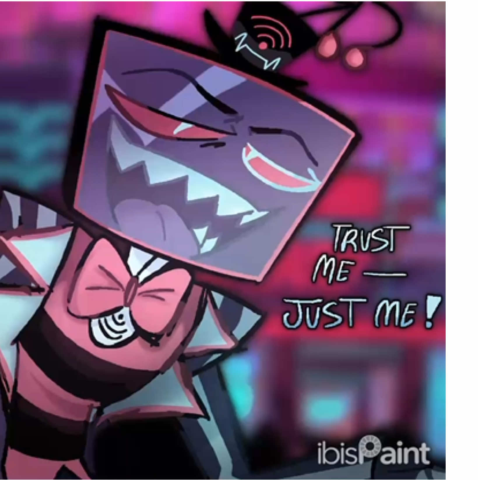 um drawinf cool guys yeah #fyp #foryou #foryoupage #hazbinhotel #vox @holy-punk 