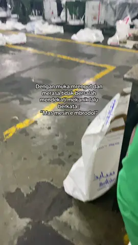 🗣️: “di walik sek bahan e”  👩🏻: “mesin e wae sng diwalik” #kulipabrik #ski #pancabudi #pabrikplastik #fypシ゚viral 