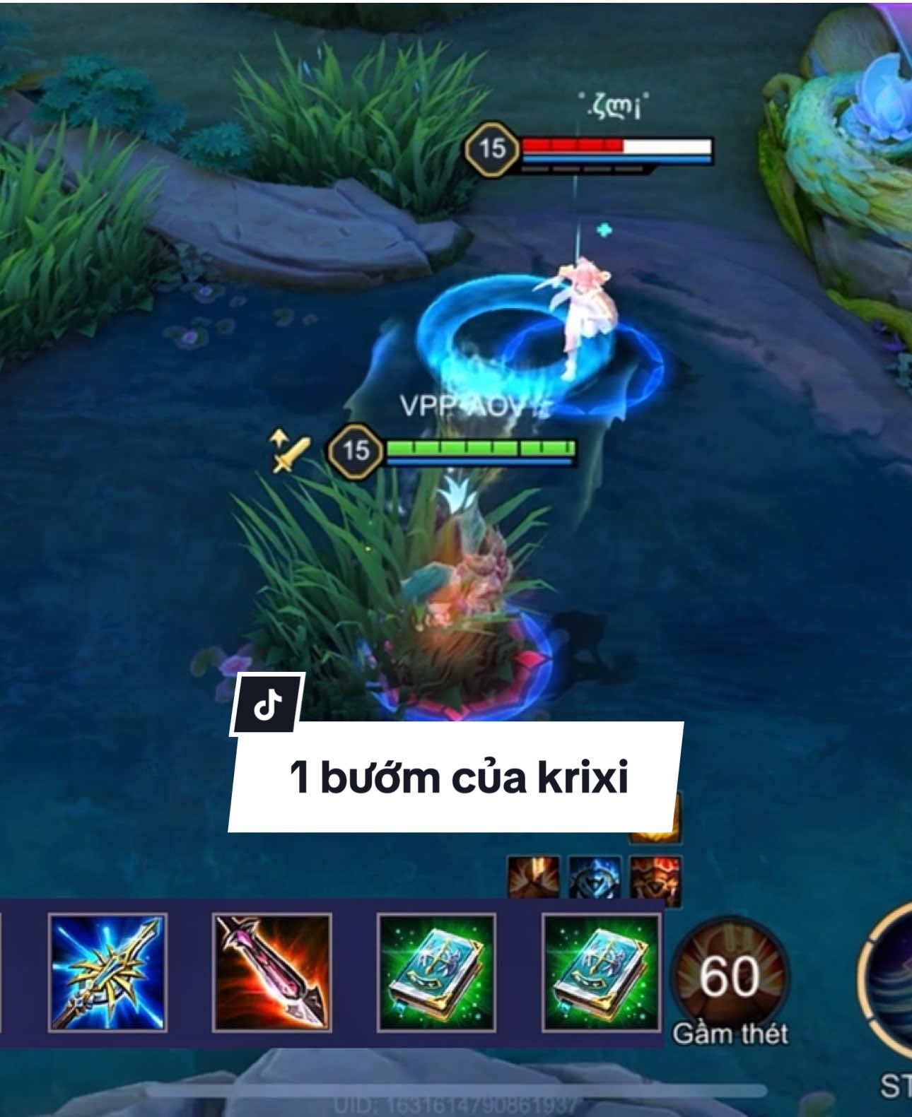 Krixi 1 bướm🦋#xuhuong #aov #lienquanmobile 