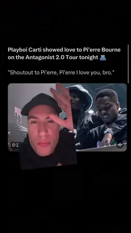 #greenscreen PLAYBOI CARTI SHOWING LOVE TO PIERRE BOURNE #playboicarti #yvl #pierrebourne #42ceo 