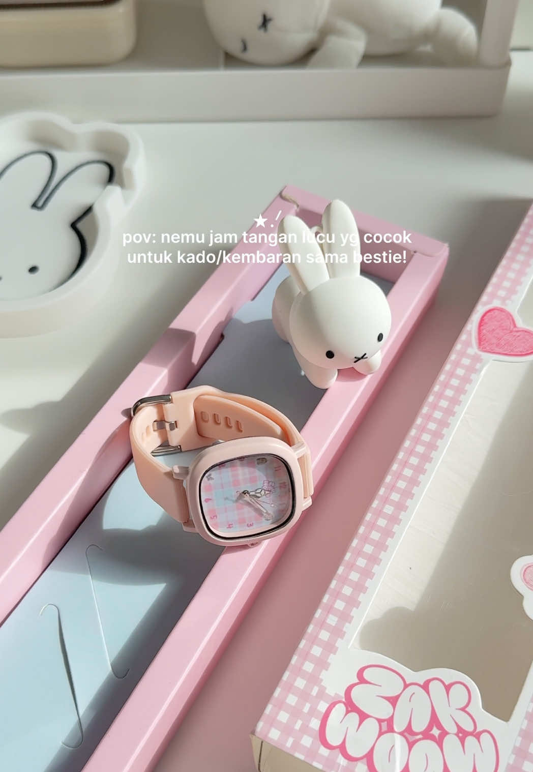 pov: nemu jam tangan lucu yg cocok dijadiin kado/kembaran sama bestie! Warnanya lucu-lucu bgtt🫶🏻  #jamtangan #jamtanganlucu #cutewatch #watch 