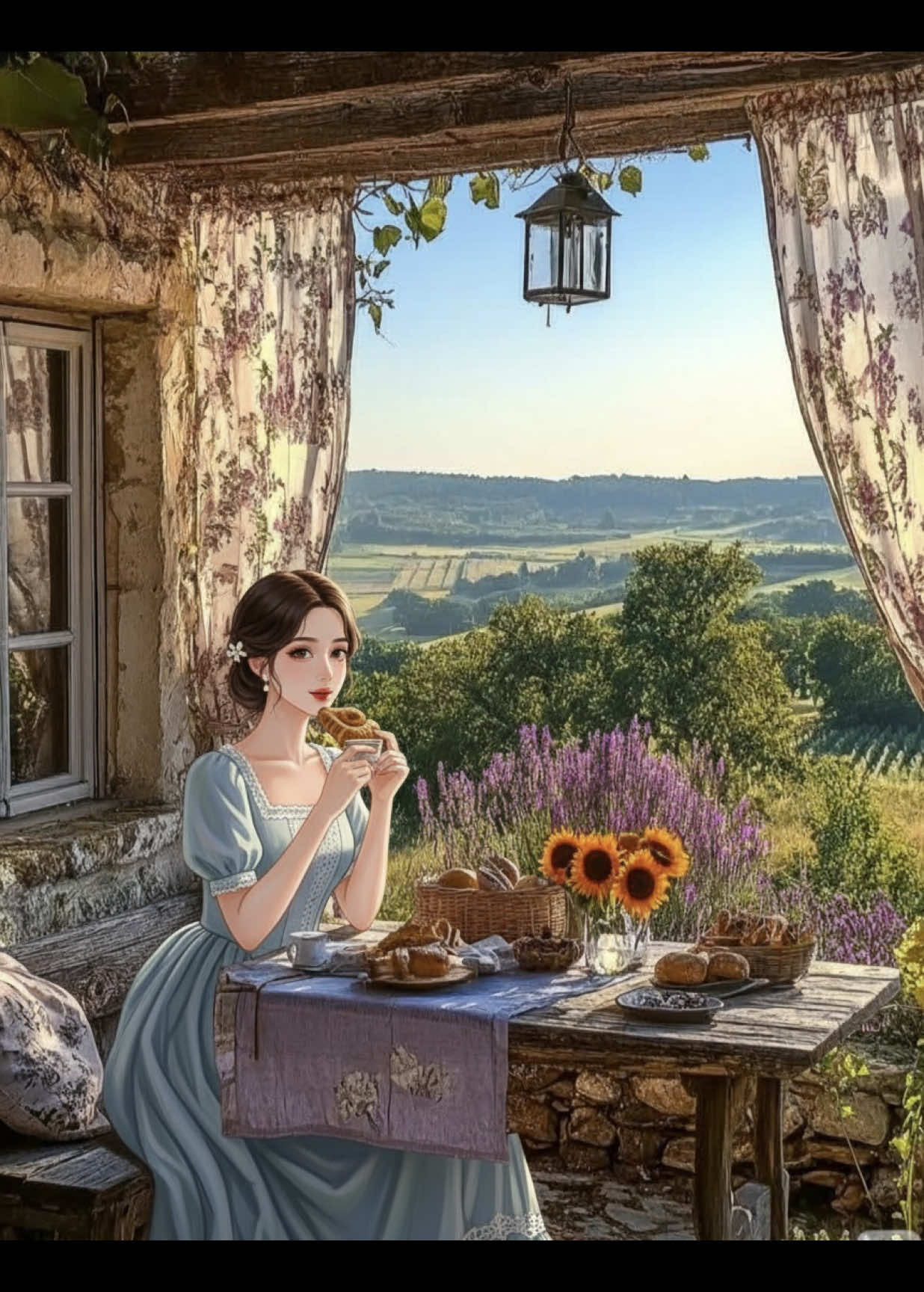 Cozy Cabin Ambience | A Peaceful Day in the Mountains & Countryside | Relaxing Music Welcome to your peaceful escape. ☕✨ Find comfort in the slow, simple moments of life in a cozy cabin. This video is an ambient journey, perfect for when you need to relax, study, work, or sleep. Join us for a day filled with simple joys: reading a book overlooking vast mountains, sipping warm coffee on the porch at dawn, enjoying a quiet breakfast with a beautiful view, and watching the sunset over rolling hills. Let this gentle, Ghibli-inspired music and the beautiful, peaceful scenes calm your mind and bring you a moment of peace. Thank you for being here. #peaceful #cozyvibes #calmvibes #countrysidelife #ghiblistyle 