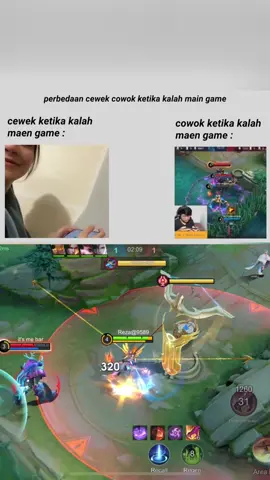 Cewek vs cowok ketika kalah🤣🤣#MLBB9TH #MLBB 