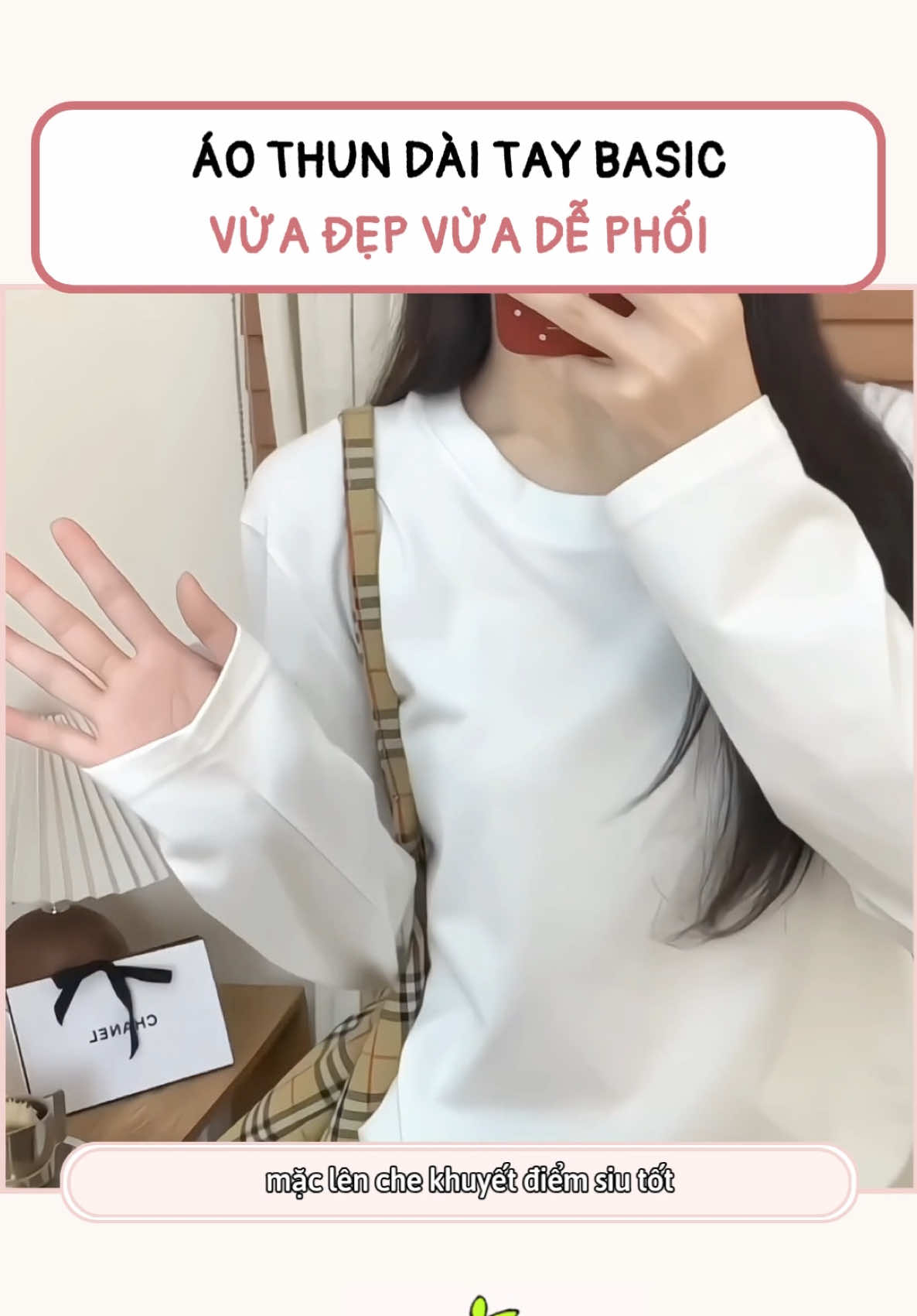 dễ mặc mà xinh ạ #longsleeve #aothundaitay #review #xuhuong #aothundaitaynu 