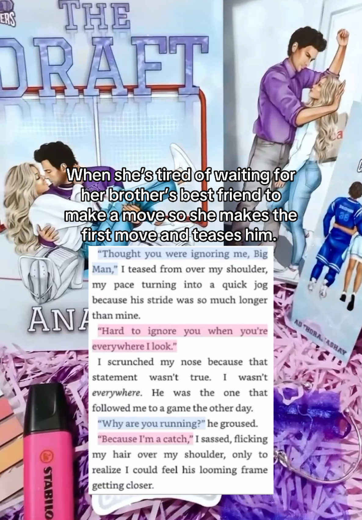 📚 The draft by ana shay Sports hockey romance, brother’s best friend, grumpy x sunshine #sportsromance #BookTok #booktokfyp #romancebooks #romancebooktok #sportsromancebooks  #BookRecommendations #authoranashay #brothersbestfriendtrope #grumpyxsunshine #hockeyromancebooks 