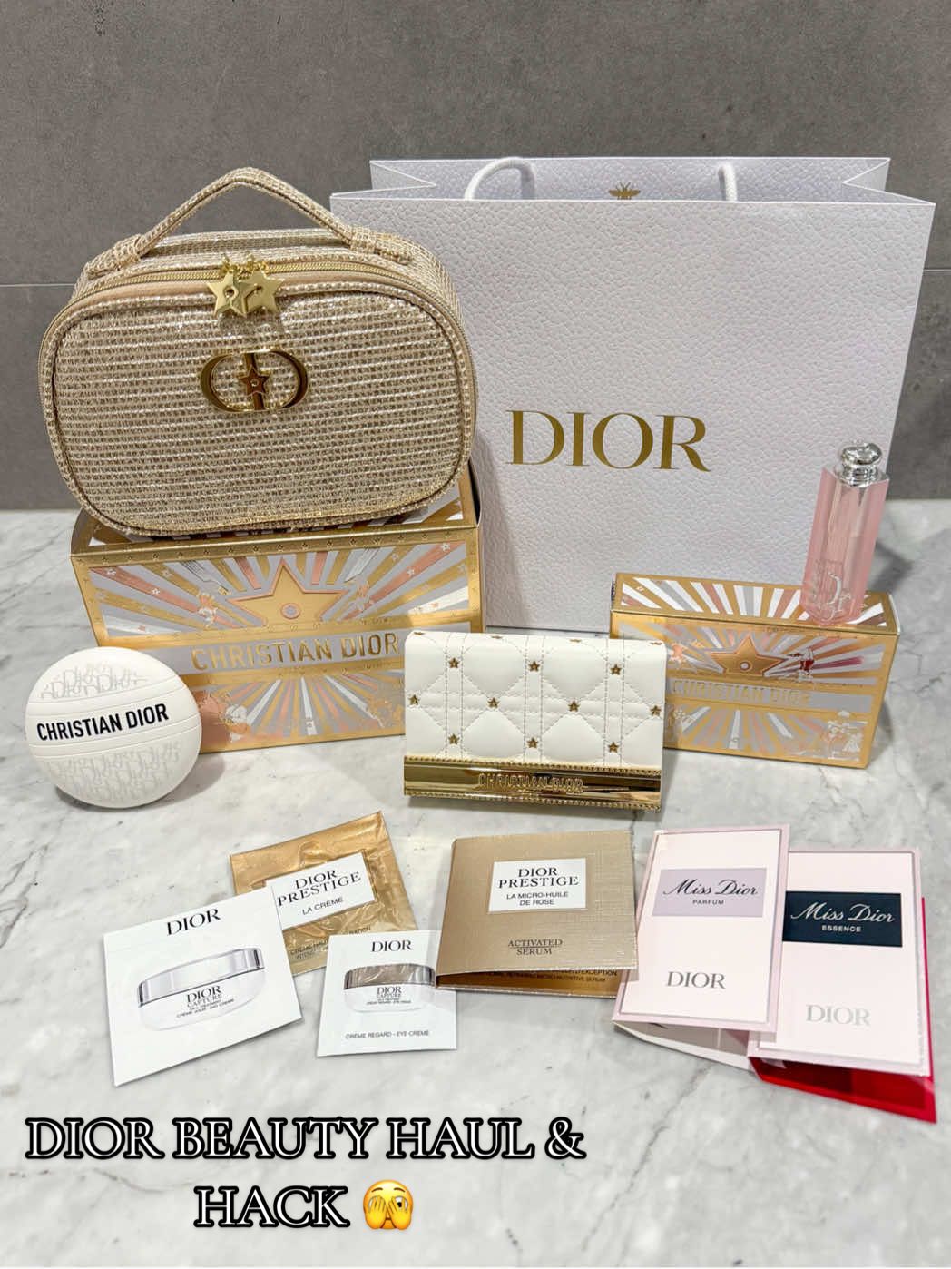 @Diorbeauty haul 😍🤍 The perfect beauty items to have in your beauty bag! 🤭 The perfect gifts for yourself and others.  #dior #diorbeauty #makeuphacks #haul #beautyhacks #diorgiftset #diorholiday #diormakeup  #diorsauvage #diorbeautylovers #dioraddict #fyp #foryoupagе #viral #makeuptutorial #xmasgift #fashion #BeautyTok 