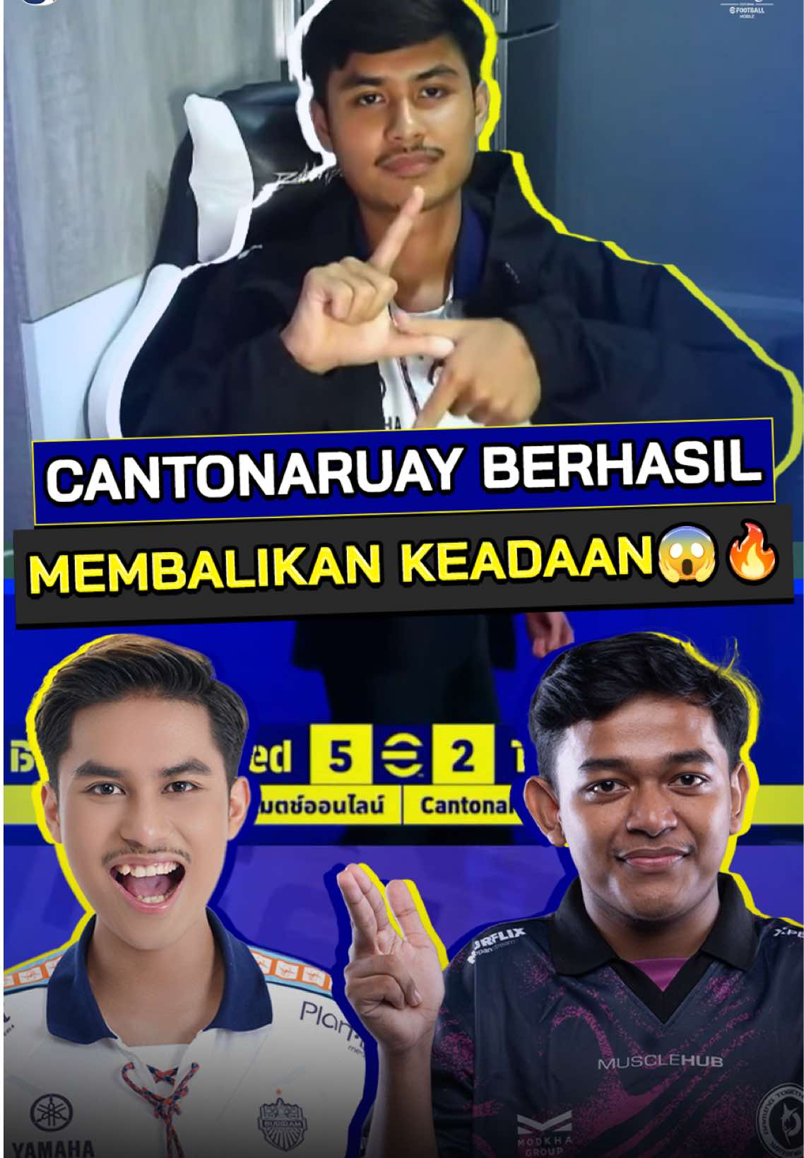 TERTINGGAL DIAWAL CANTONARUAY BERHASIL MEMBALIKAN KEADAAN ATAS MINBAPPE😱🥶 #ifeleague1 #ifel #ifelditiktok #efootball #stepupshowupstandout 
