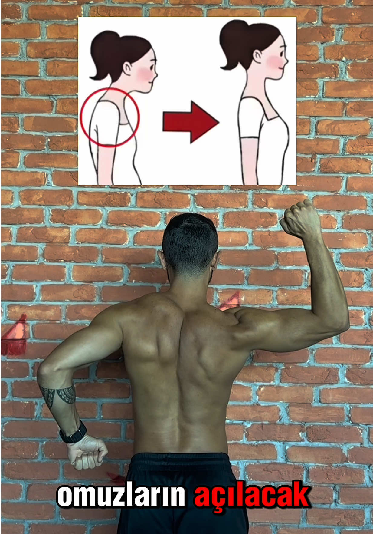 Gün boyu masa başında oturmak, telefona eğilmek ya da yanlış duruş alışkanlıkları omuz kürek kemiklerini sıkıştırır, postürü bozar ve zamanla bedenin enerjisini düşürür. İşte bu noktada uzama ve esneme hareketleri devreye girer! ✨ Bu hareketlerle: 	•	Omuz kürek kemiklerin serbestleşir, gerginlikten kurtulursun. 	•	Doğru postürle hem daha dik hem de daha özgüvenli görünürsün. 	•	Kasların güçlenirken, bedenin hafiflik ve rahatlık kazanır. 	•	Nefesin açılır, gün içinde daha enerjik hissedersin. Unutma, güçlü bir beden yalnızca ağırlık kaldırmakla değil; esneyerek, açılarak ve özgürleşerek de inşa edilir. Bugün birkaç dakika ayır, postürünü koru, bedenine yatırım yap! 💪✨ #postürdüzeltme #omuzegzersizi #sırtantrenmanı #duruşbozukluğu #postüregzersizleri     