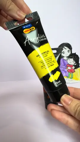 Màu nước Acrylic dang tuýp chính hãng Thiên Long 75ml #mauacrylic #maunuoc #xuhuongtiktok #saleluongve 