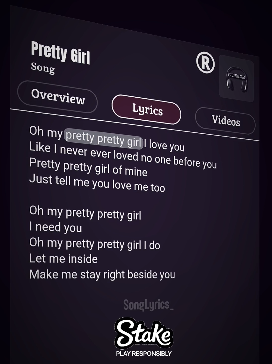 Pretty Girl 🎶 #prettygirl #lyrics  #song #songs #songlyrics100202 