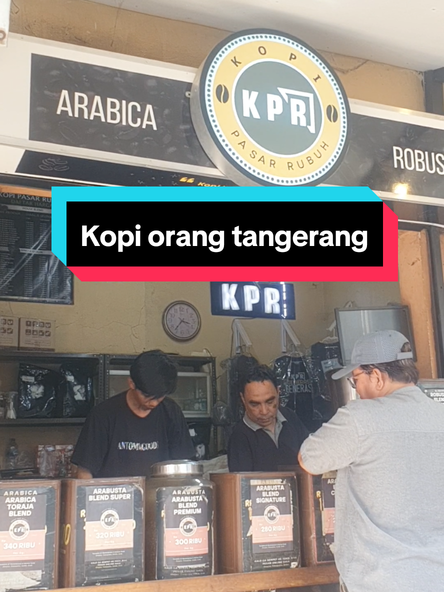 Kopinya orang tangerang nih #kopipasarrubuh #kopiarahsenja #kopikekinian #kopibubuk #kopigiling 
