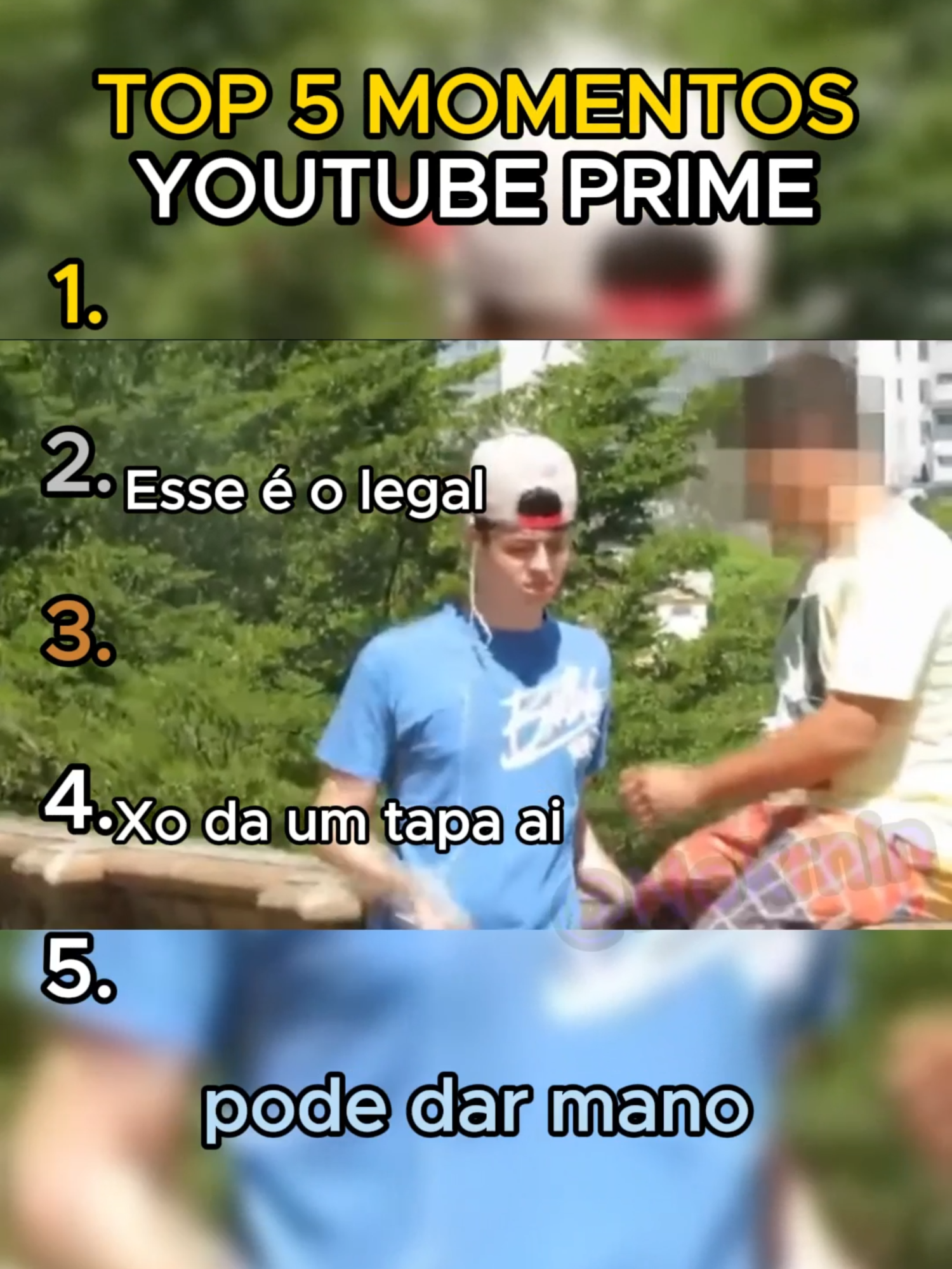 Ranqueando Melhores Momentos Prime do Youtube #fyp #top5 #ranking #memes #streamer