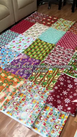 Ang mura nga talaga ng gift wrap dito 😱 #giftwrap #christmasgiftwrap #christmasseason 