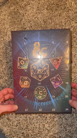 Dice Advent Calendar 🎲🐉 #adventcalendar #dndtiktok #dungeonsanddragons #dice #adventcalendaropening 