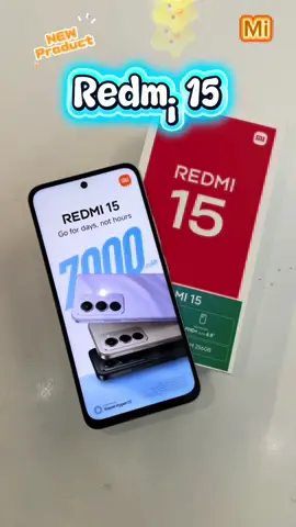 Redmi 15 ตัวใหม่มาแรง น่าจอขนาดใหญ่ 6.9 นิ้ว แบตใหญ่ 7,000mAh รีเฟรช 144Hz เป็นของคุณแล้วนะครับ กดซื้อเลยในตะกร้าซ้ายมือ ❤️🫶🏻✨  #เทรนด์วันนี้້มาแรง #redmi15 #redmi15seriesห้าพันมีทอน  #REDMI155G #redmi15 